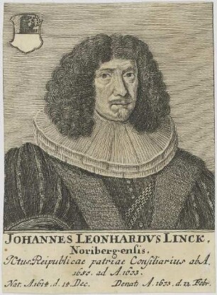 Bildnis des Johannes Leonhardvs Linck