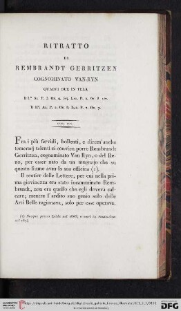 Ritratto Di Rembrandt Gerritzen cognominato Van Ryn