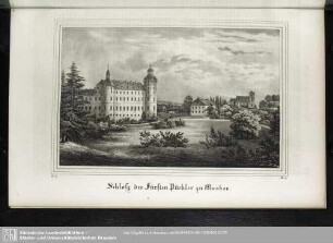 Schlosz des Fürsten Pückler zu Muskau