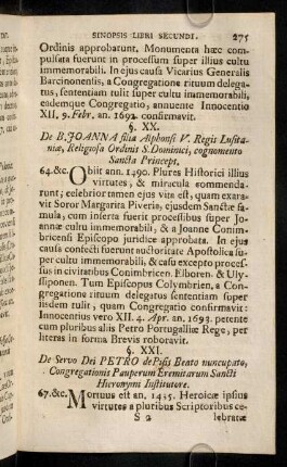 275-285, § XX - XXXIV