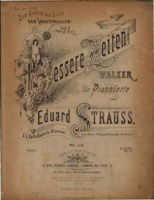 Bessere Zeiten : Walzer für Pianoforte ; op. 130