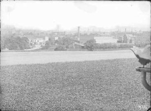 Blick vom Preßlers Berg auf Halle. Hintergrund: Beyschlagstraße; Streiberstraße; Südstraße