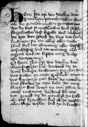 Gebet des Milicius nach dem Abendmahl