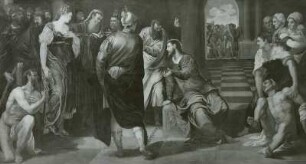 Die Ehebrecherin vor Christus