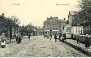 Bahnhofstraße in der litauischen Stadt Schaulen