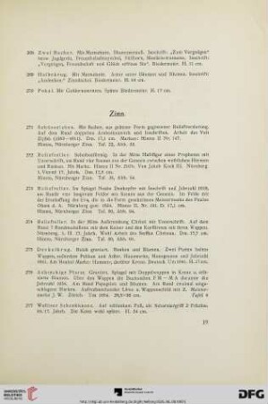 Zinn (Nr. 271-296)
