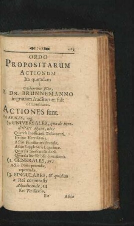 Ordo Propositarum Actionum