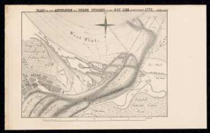 Fahrwasser, Swinemünde: Bl. 33: Plan der Swinemündung in die Ostsee, 1776 (aus: Bauausführungen des preußischen Staats, Bd. 1)