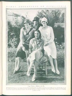 Damas argentinas en Cinelandia