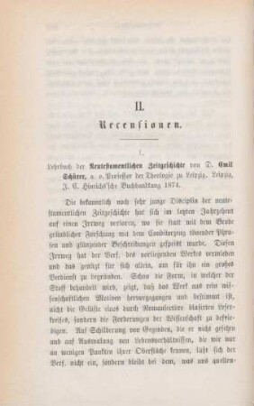 658-687 [Rezension] Schürer, Emil, Lehrbuch der Neutestamentlichen Zeitgeschichte
