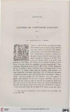 14: Recherches sur l'histoire de l'orfèvrerie française, [8]