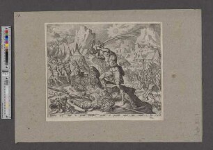 [David schlägt Goliath den Kopf ab]