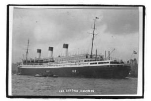 Cap Arcona (1927), Passagier- und Frachtschiff, Hamburg Südamerikanische Dampfschifffahrts-Gesellschaft A/S & Co KG (HSDG), Antwerpen, Bau-Nr. 476