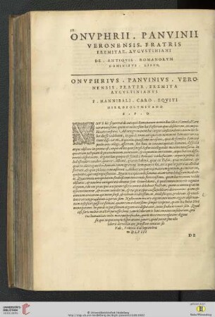 De antiquis romanorum nominibus