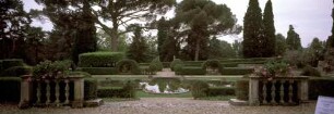 Garten der Villa Bibbiani — Teil