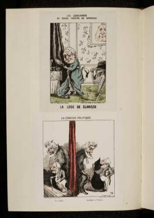 Les coulisses du grand théatre de Bordeaux; La Comédie politique
