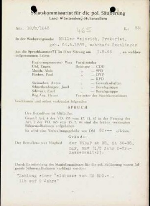 Müller, Heinrich