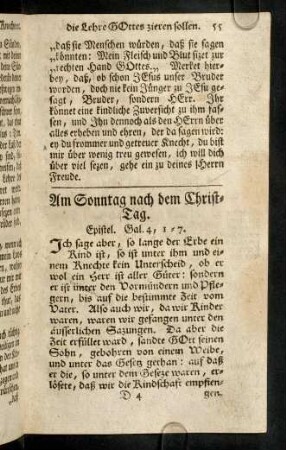 55-66, Am Sonntag nach dem Christ-Tag