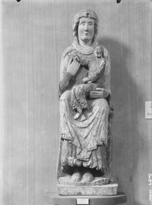 Thronende Muttergottes mit Kind