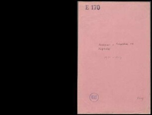 Höchstpreise und Sicherstellung von Kriegsbedarf