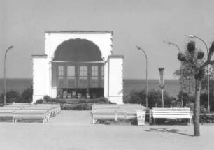 Seebad Bansin. Musikpavillon : Bansin. Musikpavillon (Einweihung 1932) an der Strandpromenade