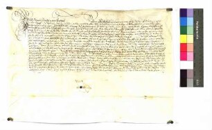 Hans Heidlin von Erbach verkauft an Philipp Roth, Bürger und Handelsmann zu Ulm, 1/2 Jauchert Ackers um 27 Gulden.