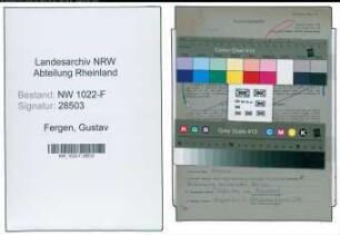 Entnazifizierung Gustav Fergen , geb. 16.07.1914 (Kraftfahrer)