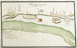 WHK 20 Russisch-Türkischer Krieg: Plan des Feldlagers bei Kamenitz, 3. Juni 1739