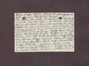 Korrespondenz zwsichen Georg Barkan und Kurt Hahn; Besuch in Salem