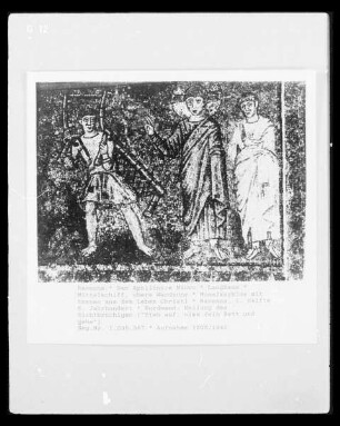 Mosaiken der Obergadenwände — Christusszenen — Heilung des Gichtbrüchigen von Bethesda