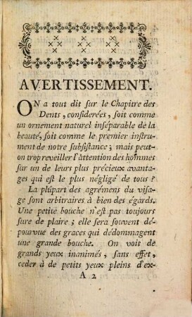 Soins faciles pour la propreté de la Bouche