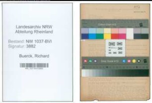Entnazifizierung Richard Von Buerck , geb. 16.05.1899 (Buchhalter)
