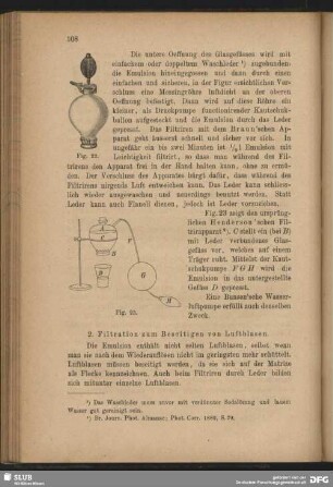 2. Filtration zum Beseitigen von Luftblasen