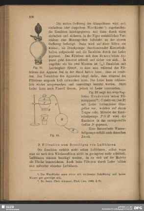 2. Filtration zum Beseitigen von Luftblasen