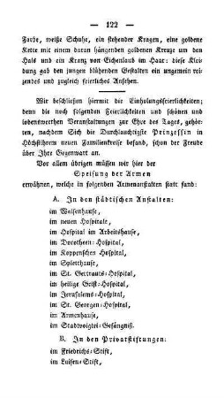 Speisung der Armen