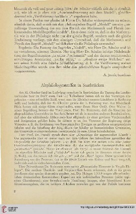 11: Altphilologentreffen in Saarbrücken