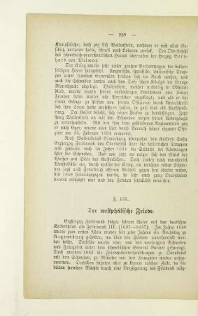 §. 133. Der westphälische Friede