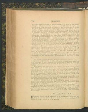 Una página de Anatole France