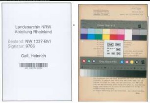 Entnazifizierung Heinrich Geil , geb. 22.02.1902 (Ingenieur)