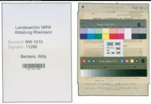 Entnazifizierung Willy Beckers , geb. 18.07.1912 (Architekt)