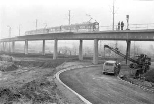Einweihung der neuen AVG-Brücke über die Güterbahn im Zusammenhang mit dem weiteren Ausbau der Südtangente