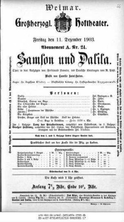 Samson und Dalila