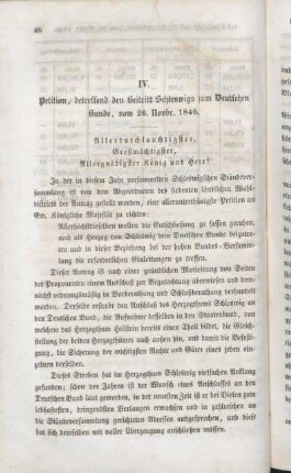 Allerdurchlauchtigster, Großmächtigster, Allergnädigster König und Herr!