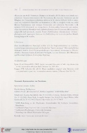 Neuronale Repräsentation von Emotionen