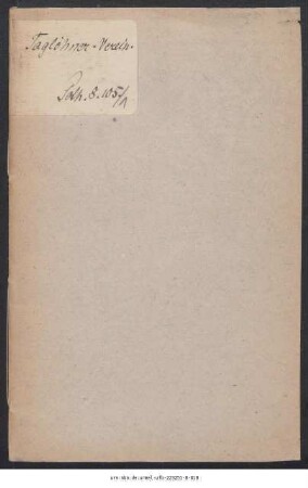 Statuten des Taglöhner-Vereins zu Gotha : [Gotha, den 10. October 1849]