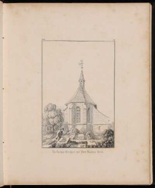 77. Der Rochus-Kirchhof mit Peter Vischers Grab. - Rochusfriedhof, Nürnberg