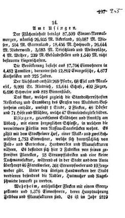 24. Amt Usingen.