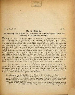 Lübeckische Verordnungen und Bekanntmachungen : 1814-1875