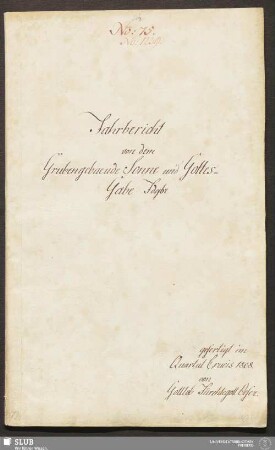 Fahrbericht von dem Grubengebaeude Sonne und Gottes-Gabe Fdgbr