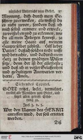 Siebendes Capitel